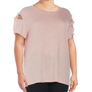 Jessica Simpson Misty Rose Aria Knit Top 2X NWT